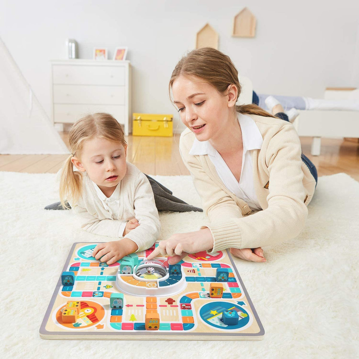 Kids Toys Flying Chess Parent-child Interactive Game Chessboard Children's Board Game Toys Puzzle Jump Checkers Nabisa