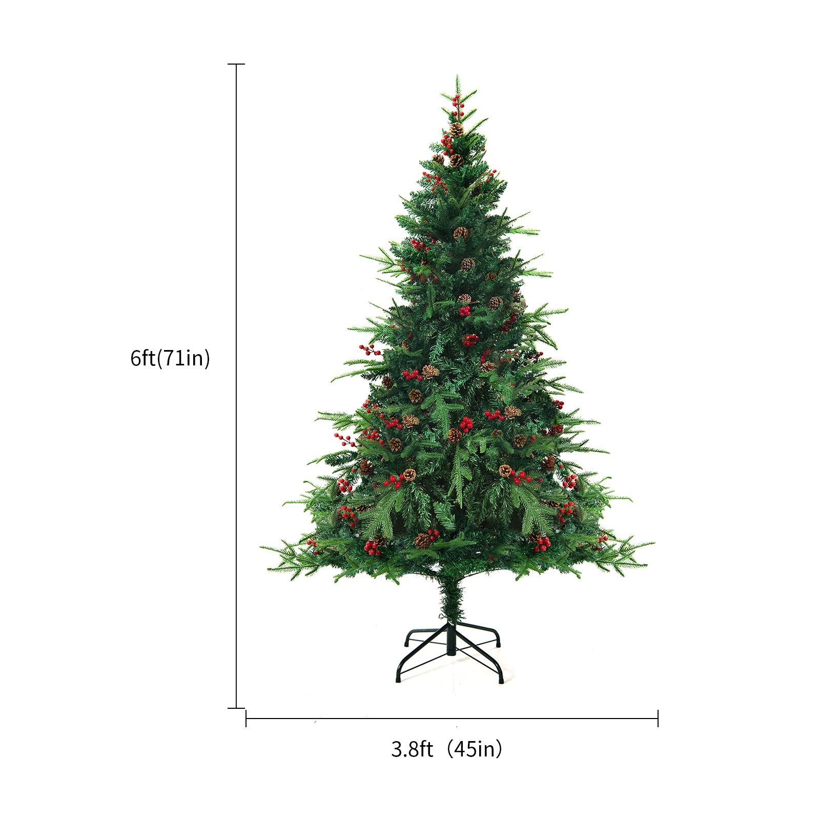 Christmas Tree PVC Artificial Snow Christmas Tree Mall Window Decoration Tree Cedar Christmas Tree Christmas Decoration Supplies Nabisa