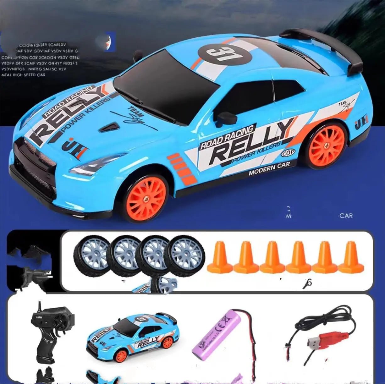 High-Speed Remote Control Drift Car – Fun Racing Experience for Kids