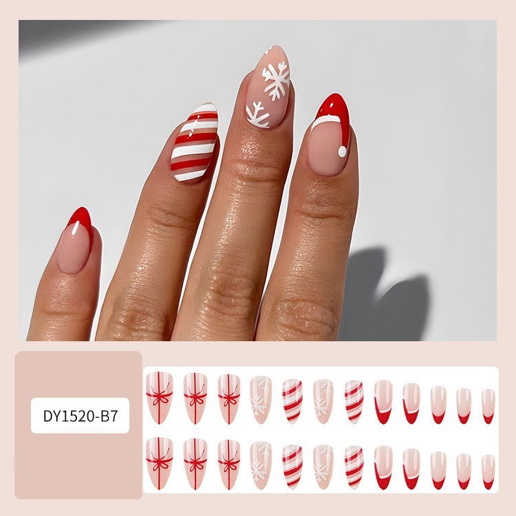 Christmas-Themed Nail Art Set – Perfect for Holiday Nail Designs