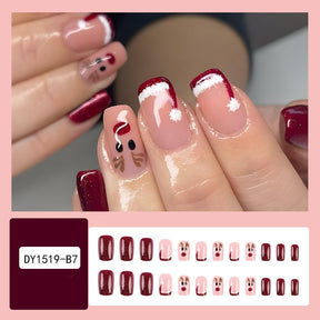 Christmas-Themed Nail Art Set – Perfect for Holiday Nail Designs