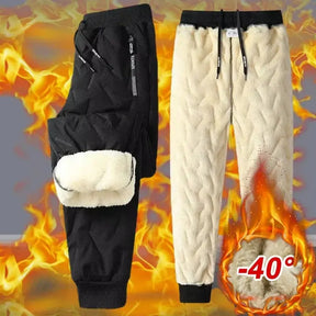 Ultimate Winter Sweatpants – Unisex Lambswool Fleece, Waterproof & Windproof, Ultra-Warm Comfort Guaranteed Nabisa