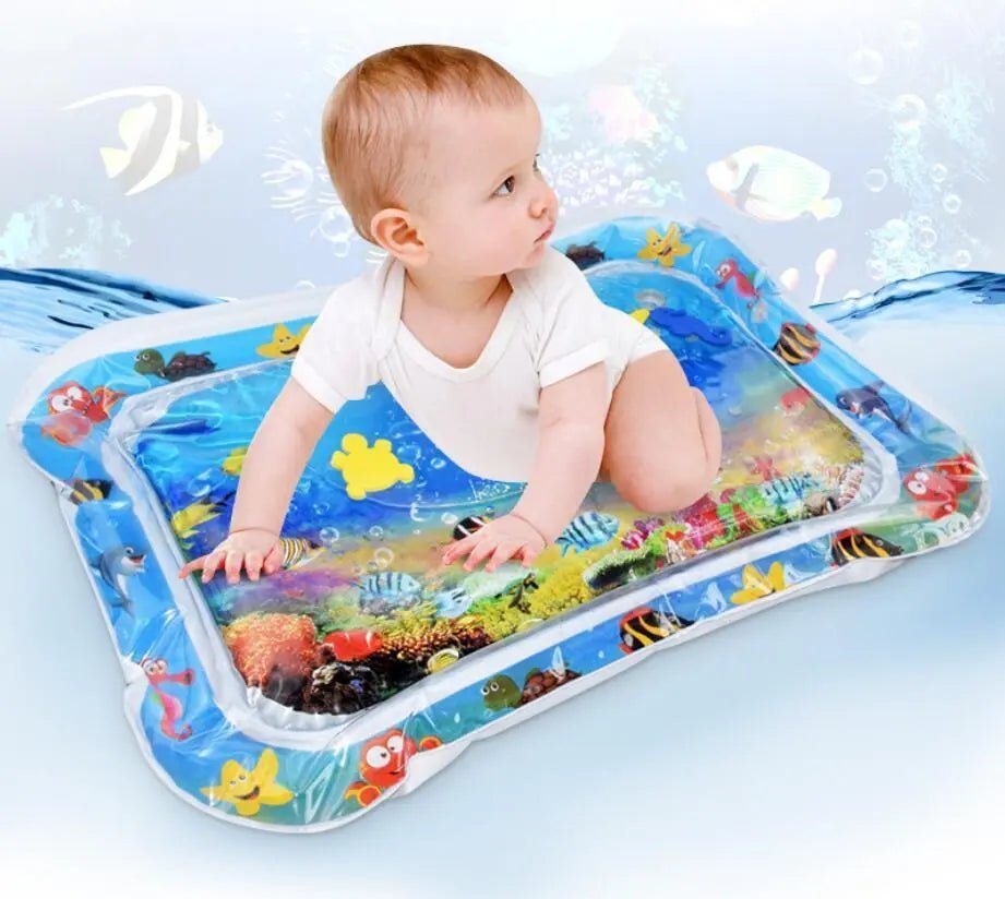 Baby Inflatable Water Mat, Infants Summer Beach Water Mat Patted Pad Water Cushion For Infants Toddlers Summer Activity Play Toys Baby Pillows - #nabisa#