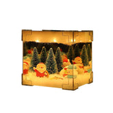 Christmas Cube Small Night Lamp Desktop Decoration - #nabisa#