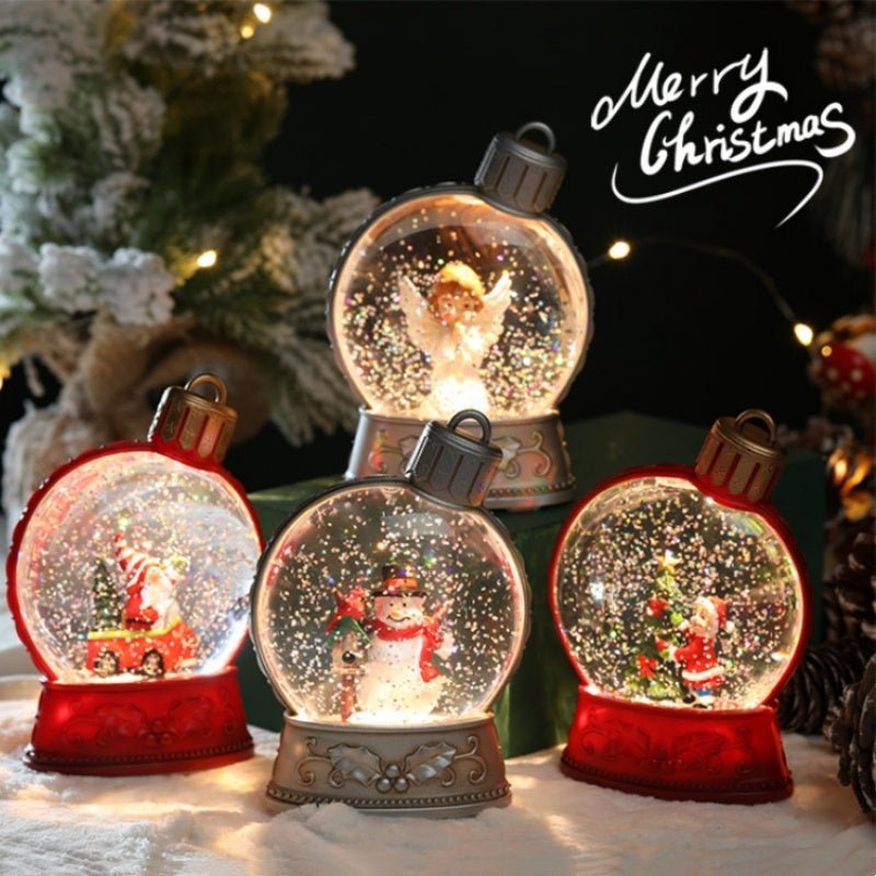 Christmas Holiday Decorations Luminous Simulation Flat Light LED Decoration Scene Layout Flame Light Home Decor - #nabisa#