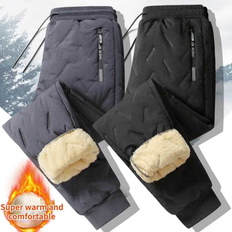 Ultimate Winter Sweatpants – Unisex Lambswool Fleece, Waterproof & Windproof, Ultra-Warm Comfort Guaranteed Nabisa