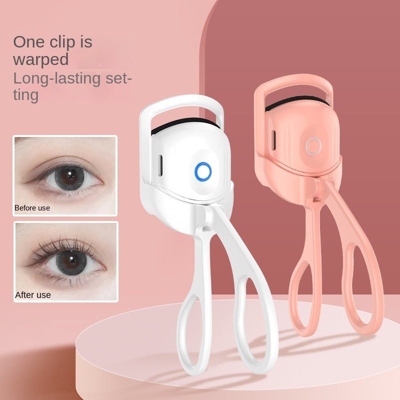 Eyelash Curler Portable Electric Heated Comb Eye Lash Long Lasting Eyelashes Curls - #nabisa#